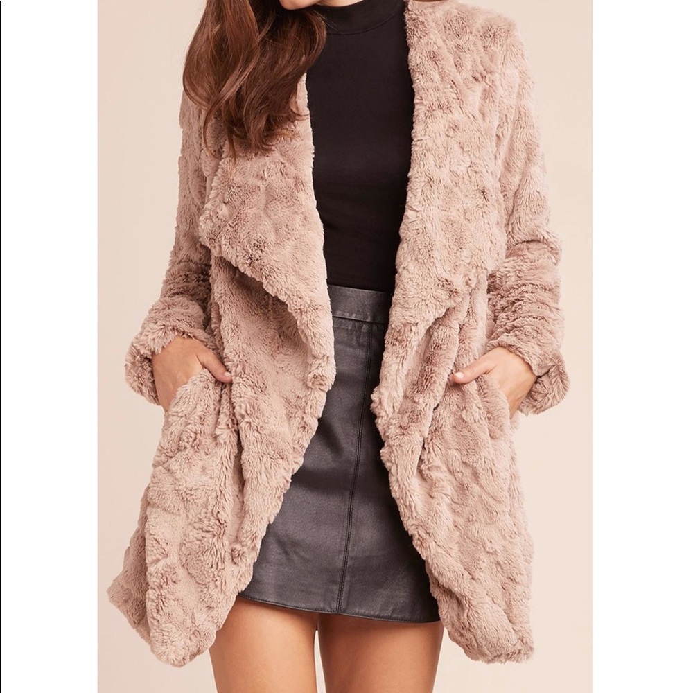 NWOT BBDakota Tucker Wubby Jacket in Tan